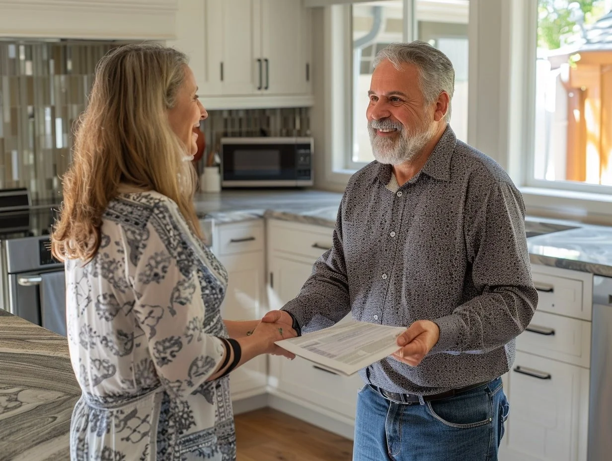 Golden Hills Redondo Beach appraisal review — professional client handshake, estate documents