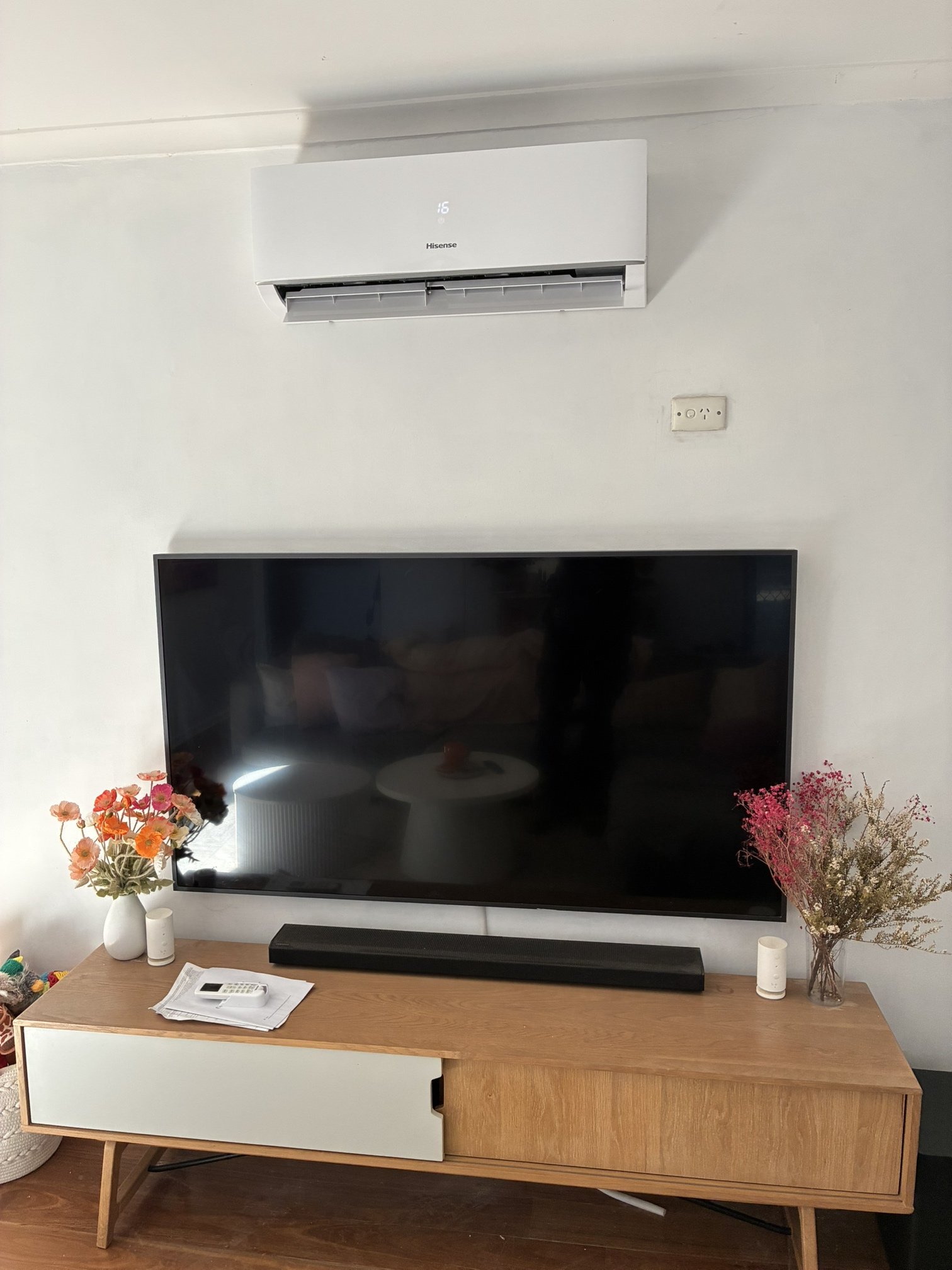 BESS indoor split system air conditioner installation
