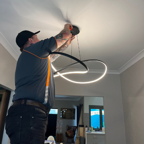 Residential lighting installation completed by BESS