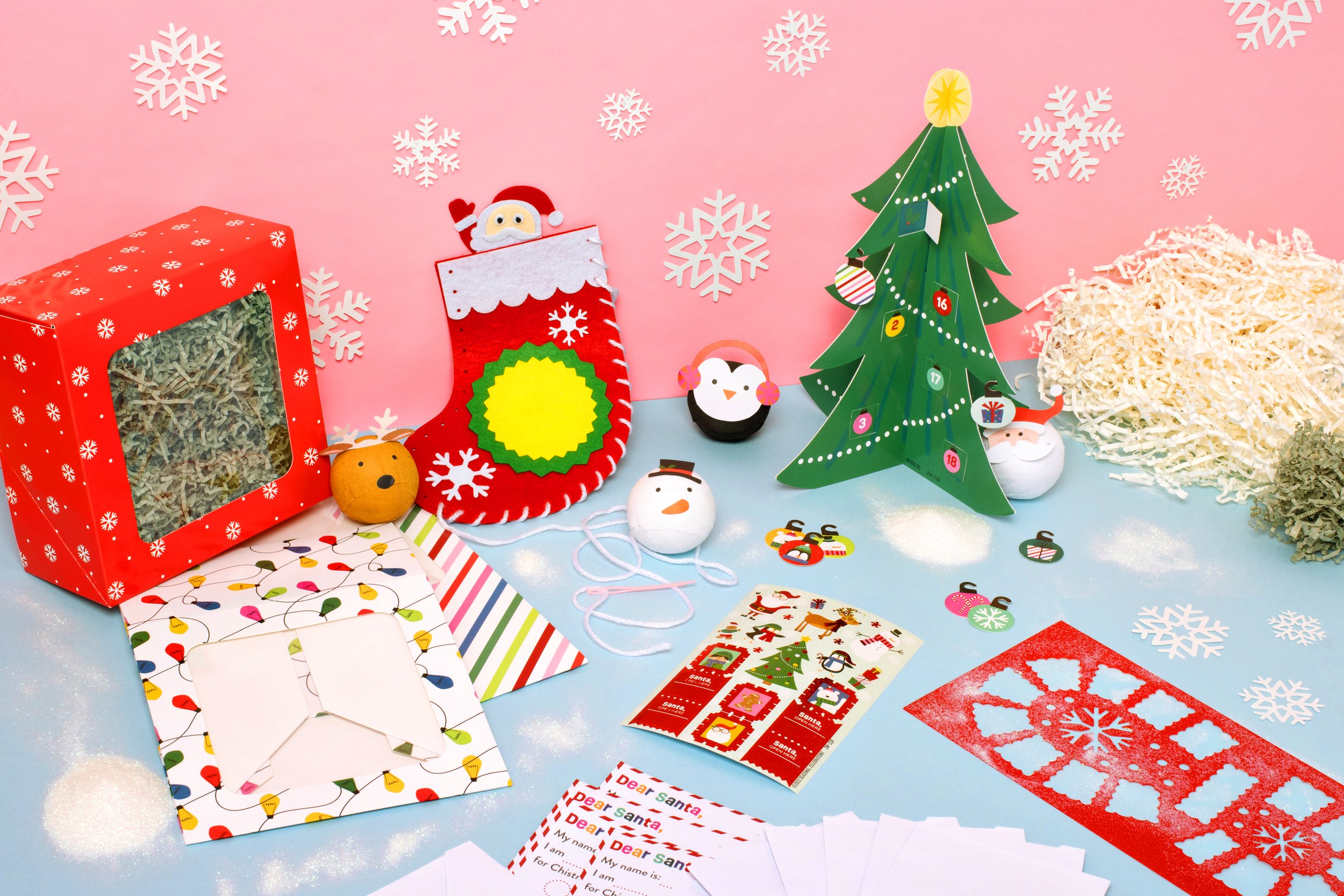 rotating gif of CBE Paperie holiday products and designs