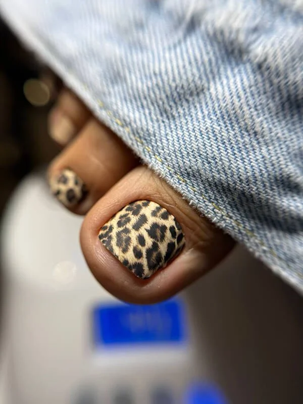 Pedicure nail design at Nail House USA