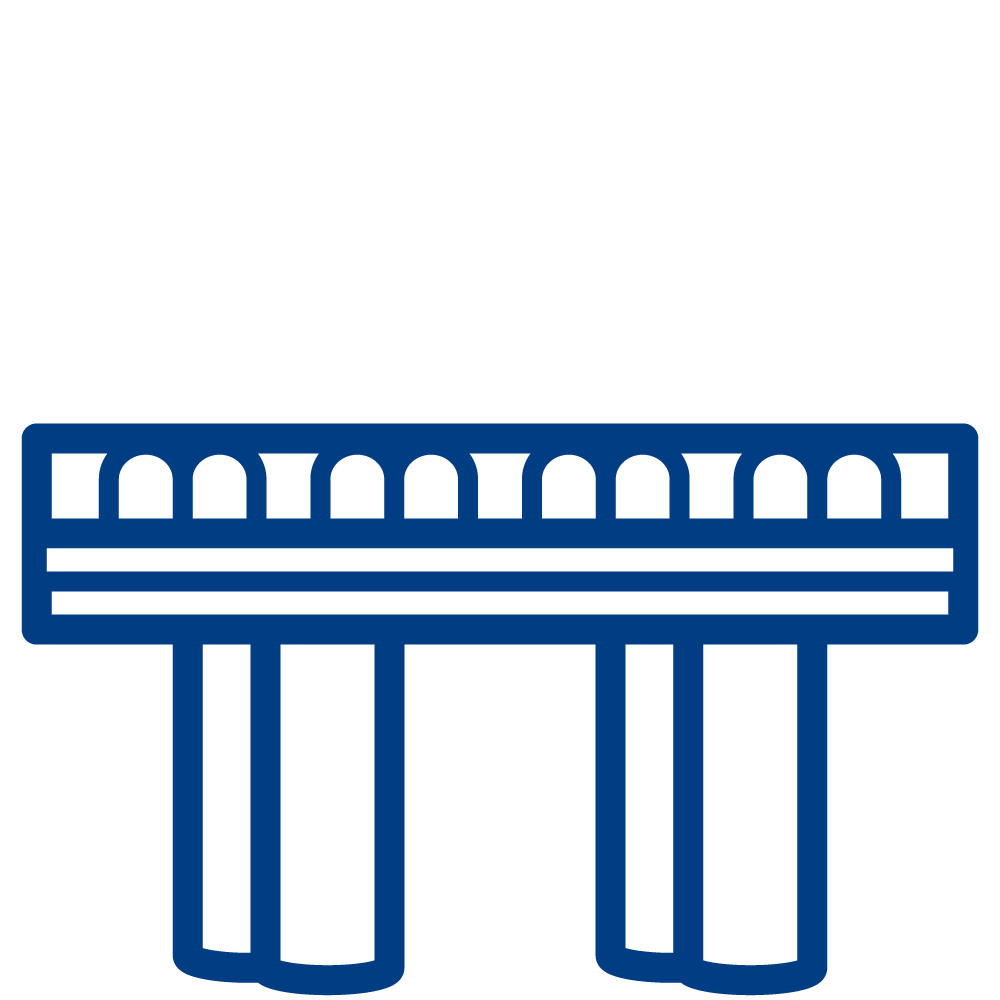 Freeway overpass icon