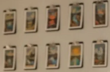 The art wall in room 205