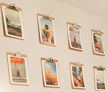 The art wall in room 203