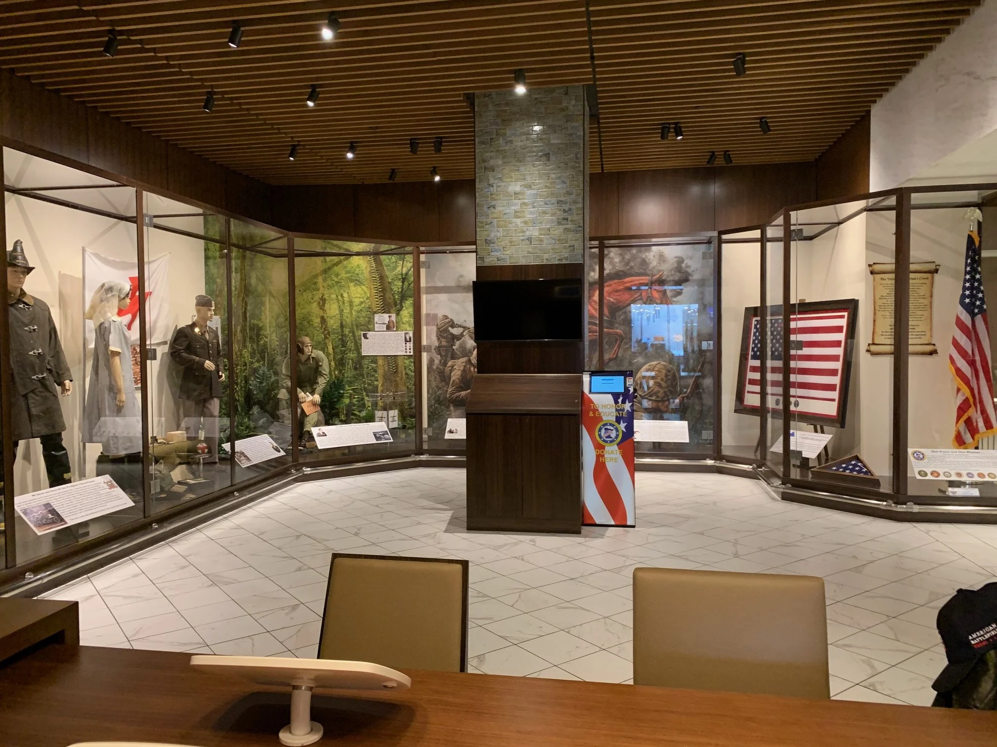 Project: Veterans Museum Exhibit Displays