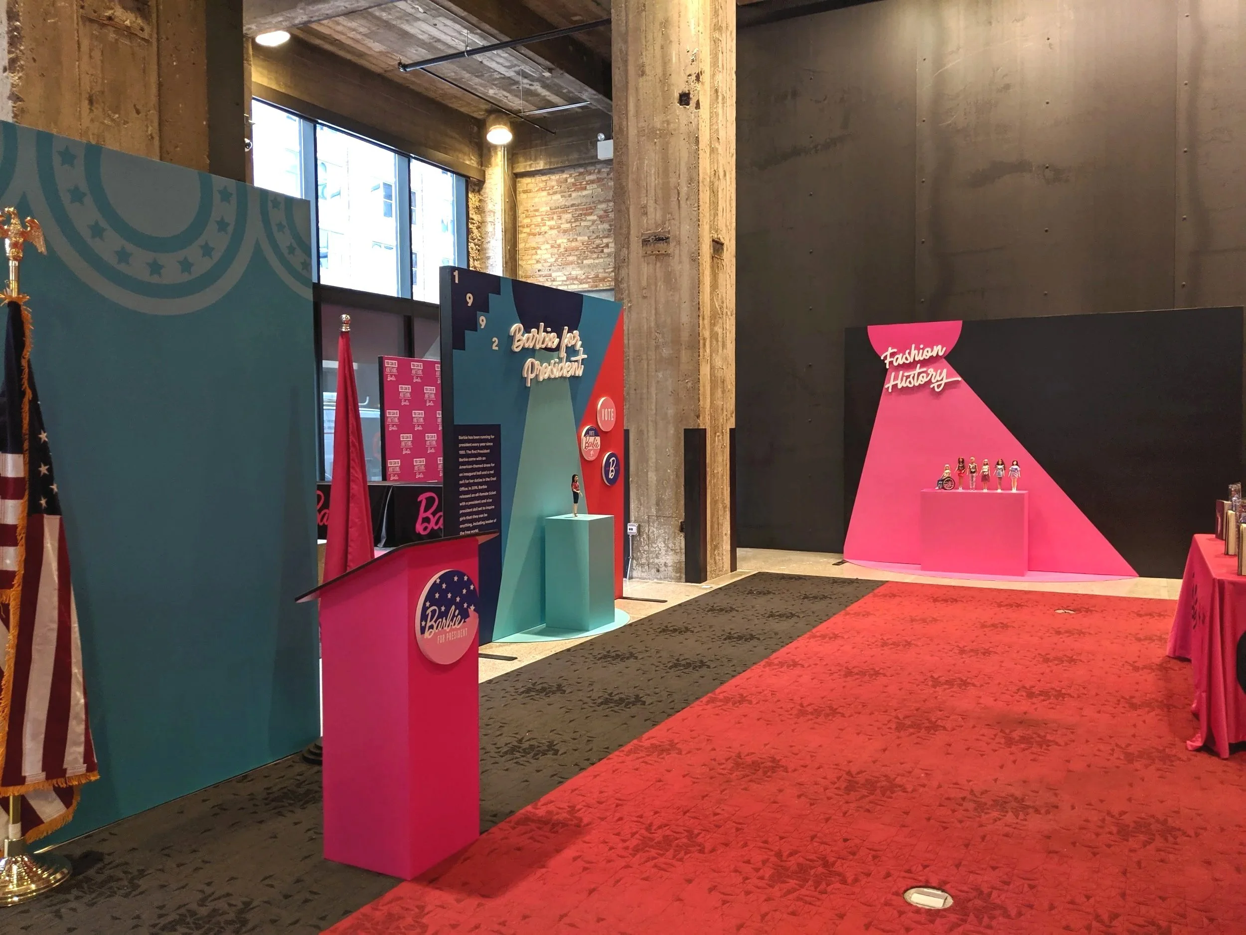 Project: Barbie “You Can Be Anything” Event Exhibits