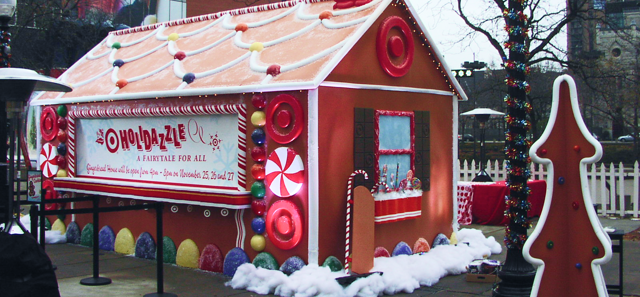 Target Holidazzle Gingerbread House