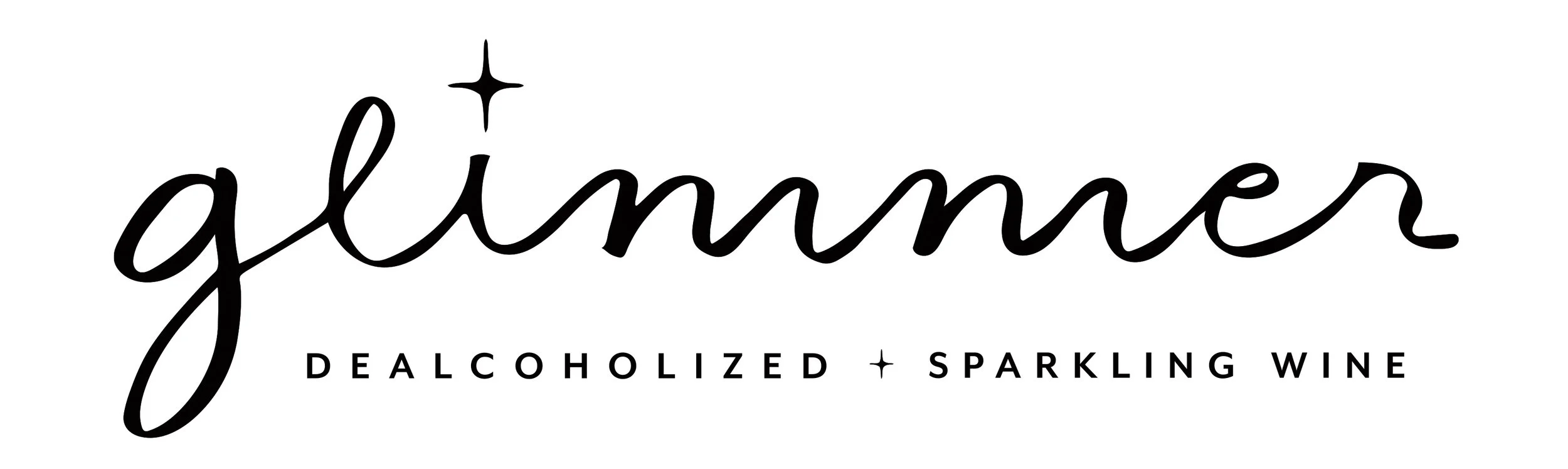 Glimmer black and white logo