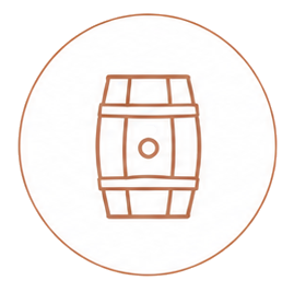 Traditional winemaking icon