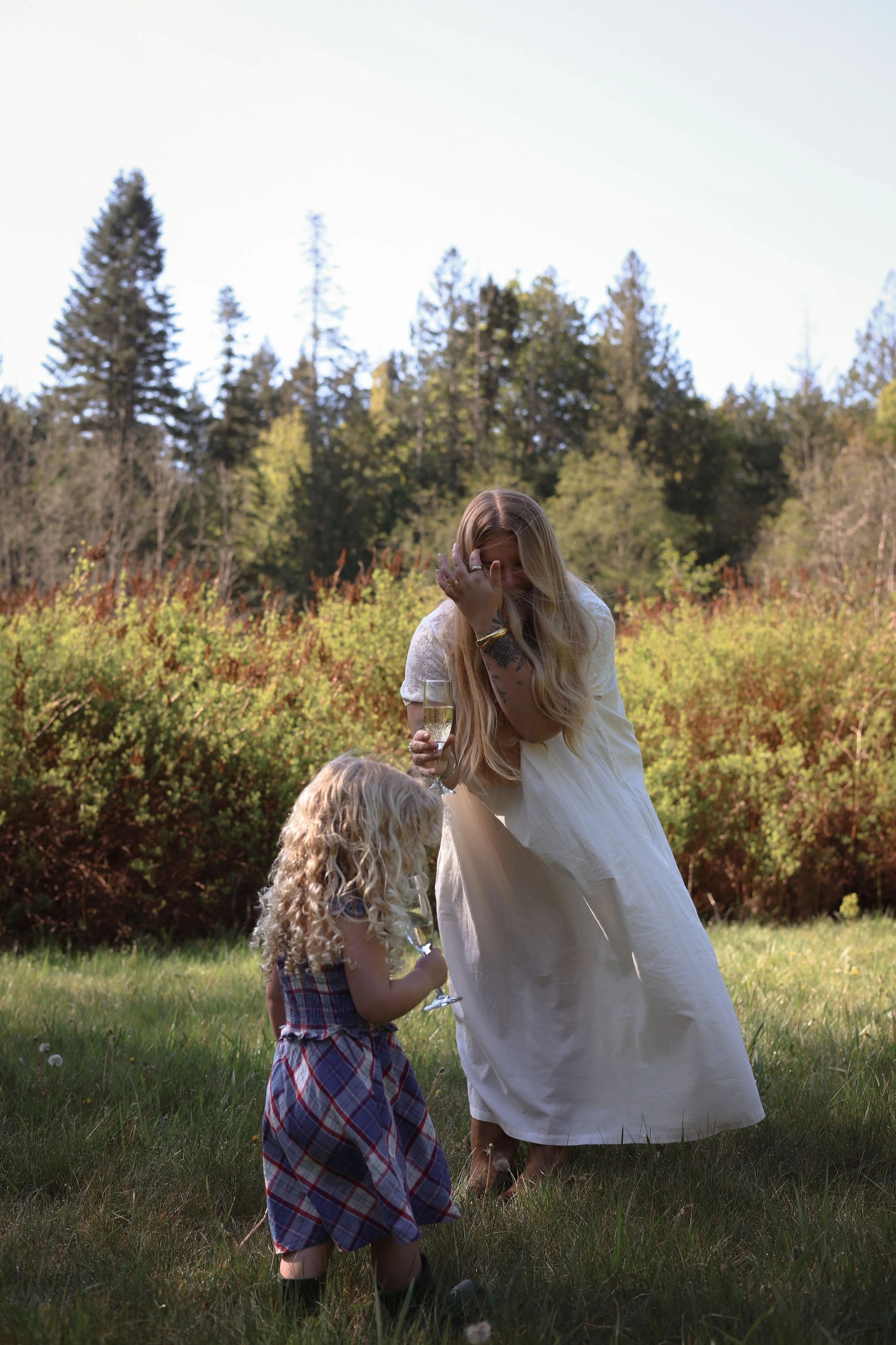 Glimmer Mother's Day shoot by Riley Webster featuring Lovely Locks Studio