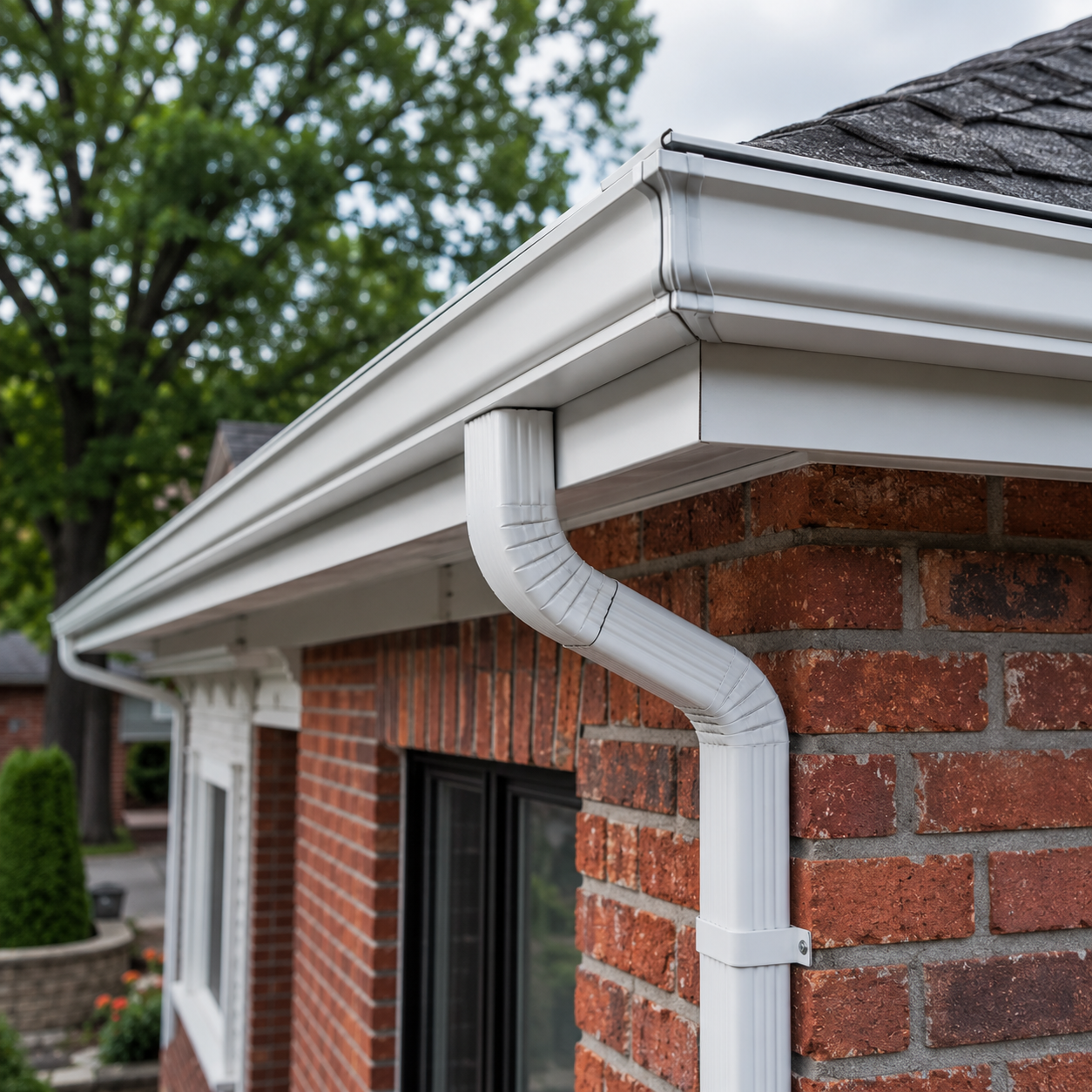 Eavestrough and fascia work by Peace of Mind Exteriors