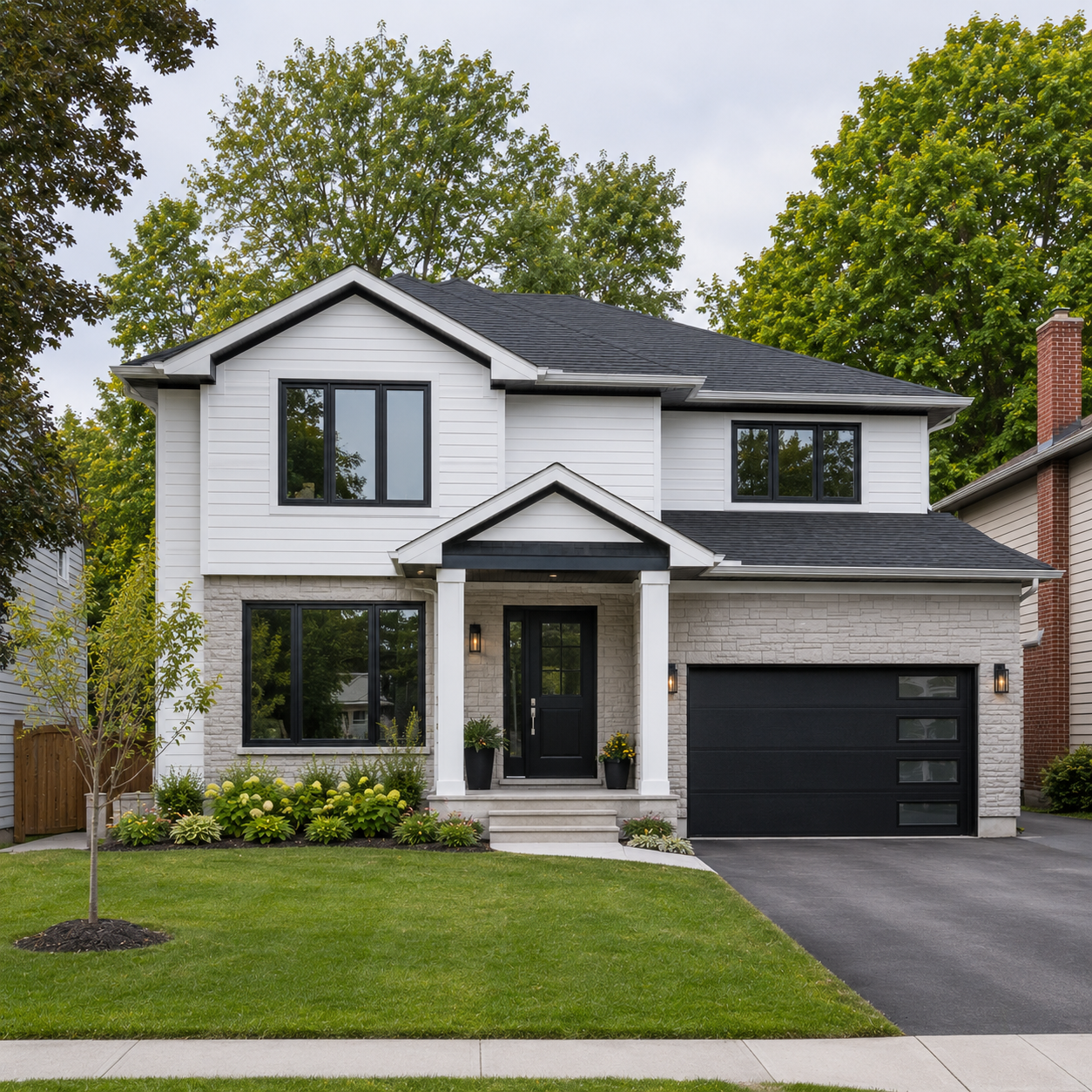Full exterior renovation by Peace of Mind Exteriors