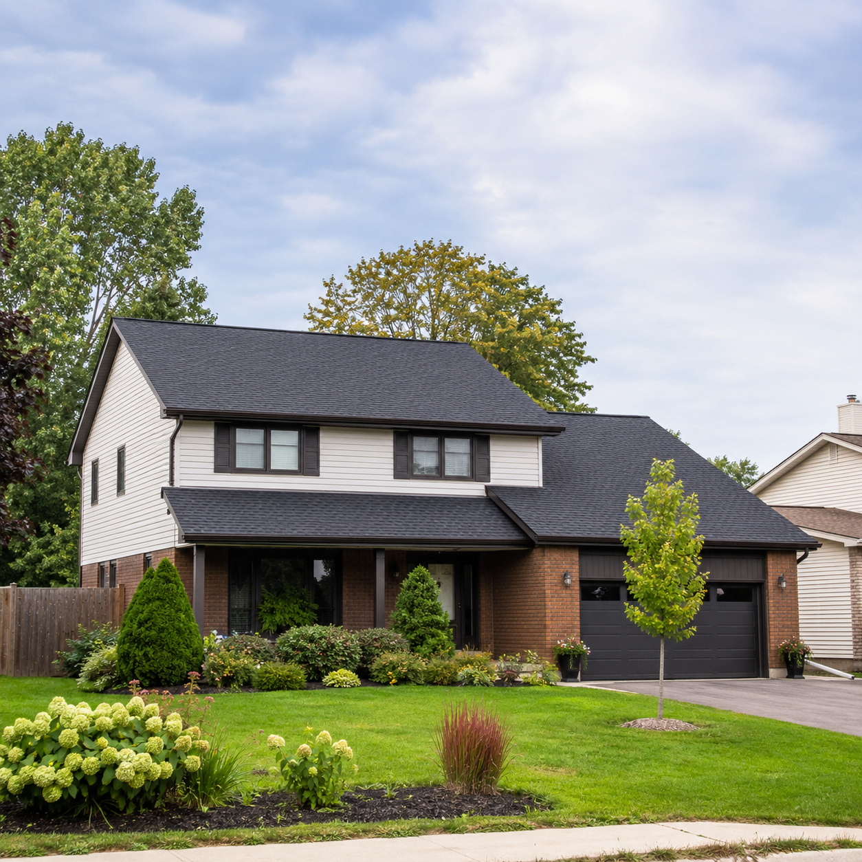 Roof replacement in Oakville by Peace of Mind Exteriors