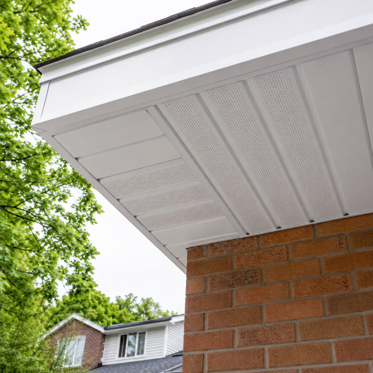 Soffit and fascia replacement by Peace of Mind Exteriors