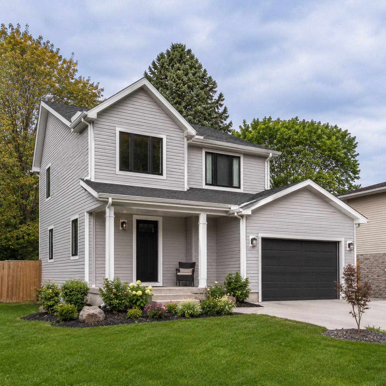 Siding installation by Peace of Mind Exteriors