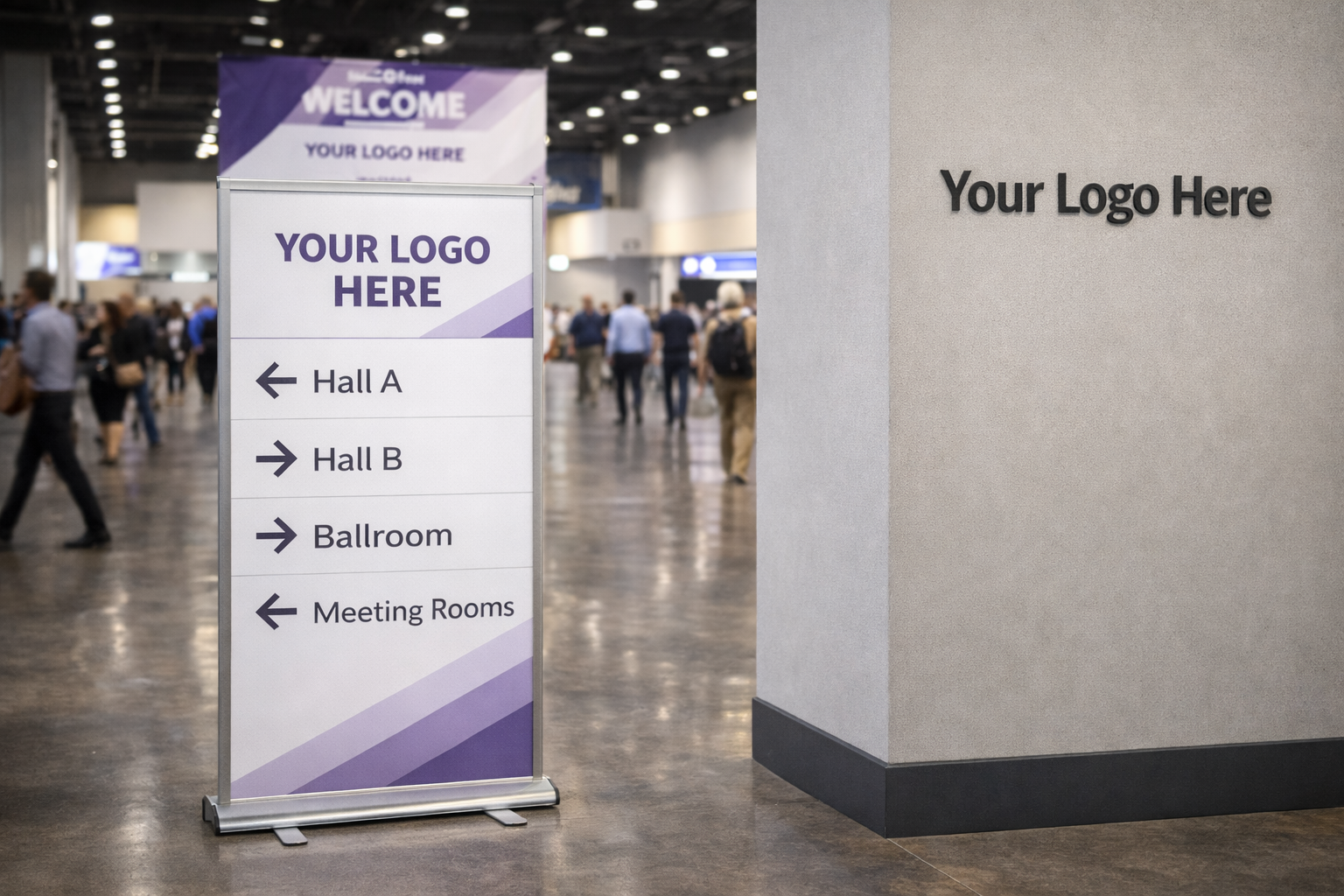 Custom signage and branded display graphics