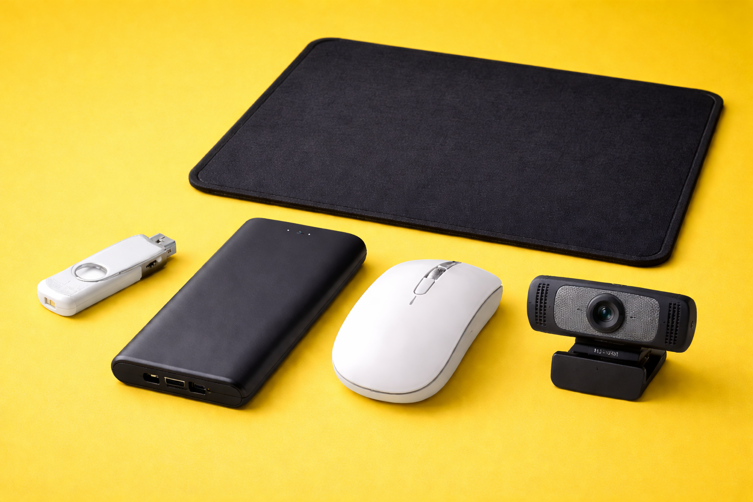 Promotional tech accessories and branded gadgets