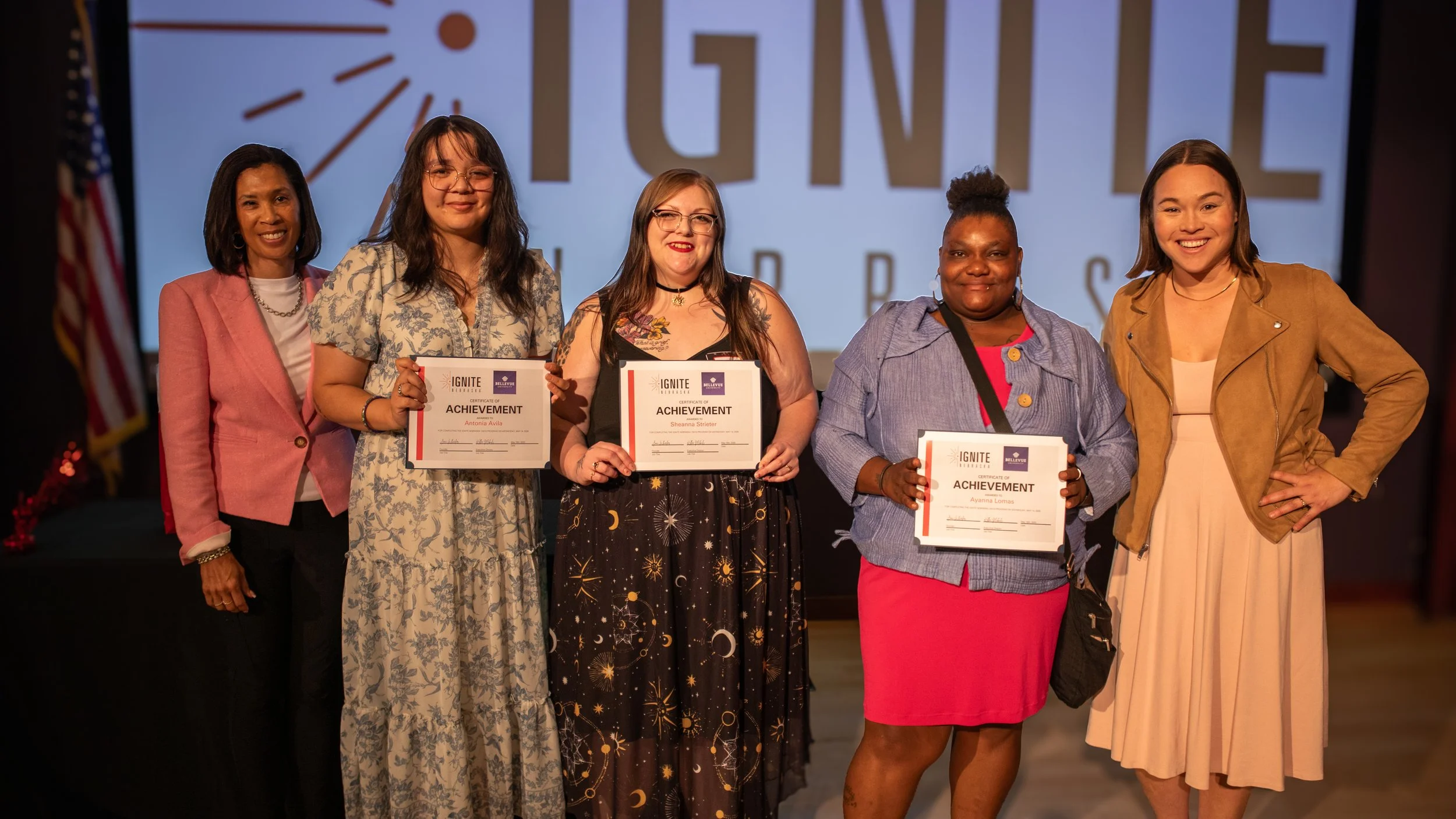 Ignite Nebraska graduates with certificates