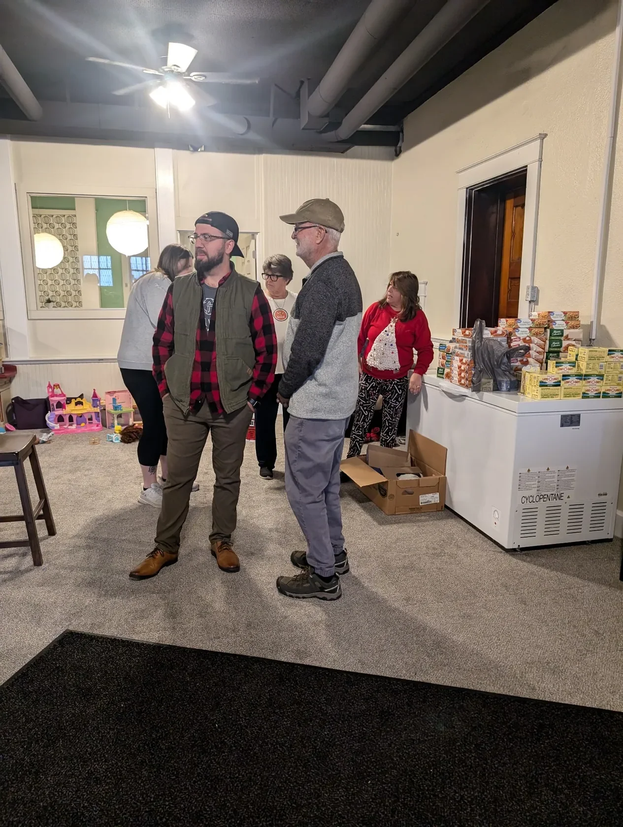 People supporting outreach efforts