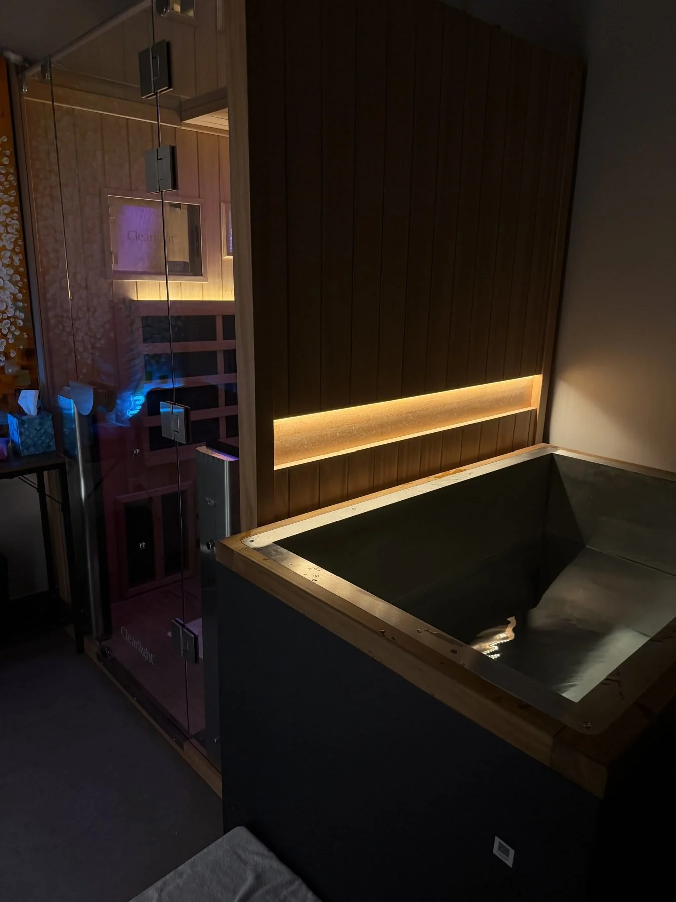 The contrast therapy suite at Chill