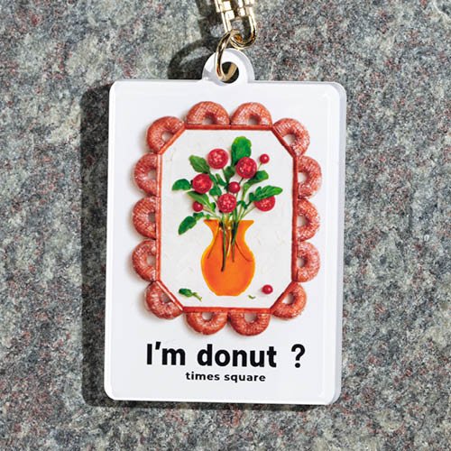 keychain flower vase
