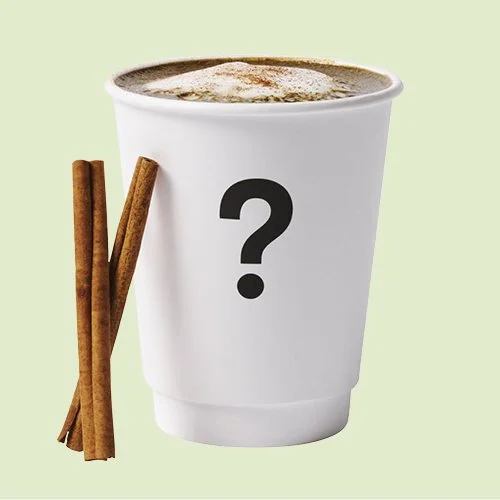 salted maple hojicha latte