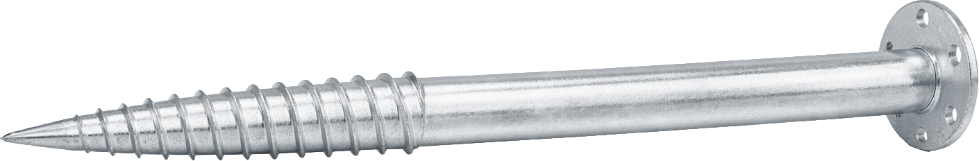 M8 welded flange ground screw render