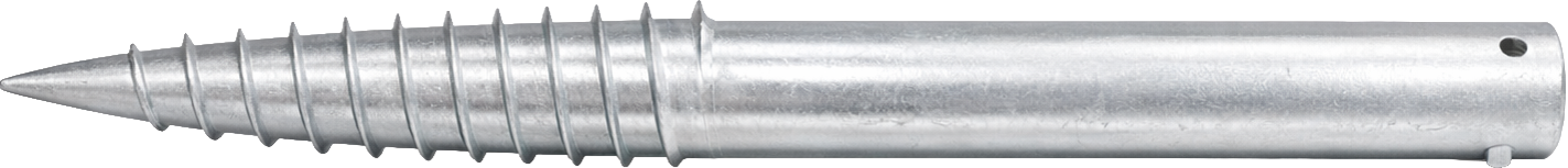 4.5 inch OD ICC certified ground screw