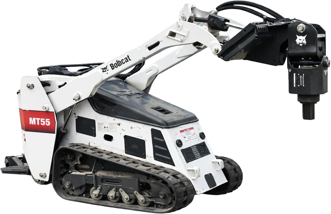 Bobcat MT55 mini track loader (walk-behind / dingo)