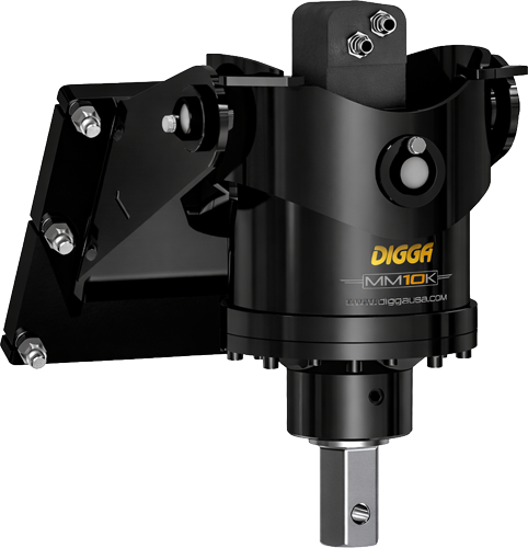 Digga MM10K machine-mounted hydraulic driver