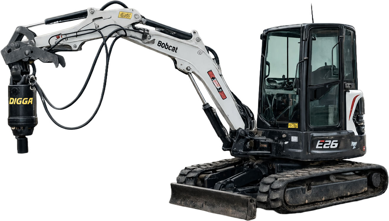 Bobcat E26 compact excavator