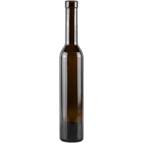 Tall olive oil and vinegar bottle