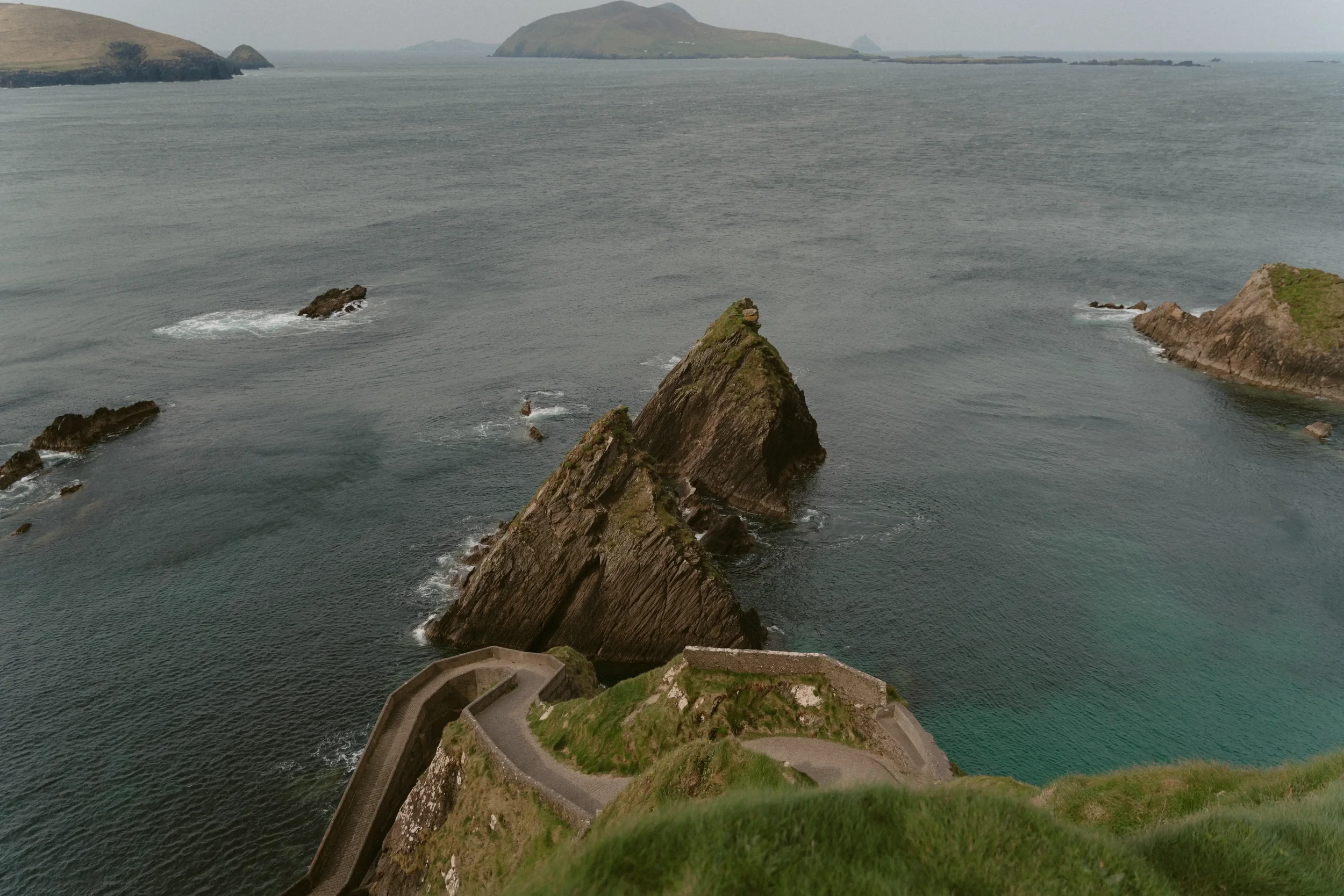 Mollie and Ryan at Dunquin Pier, Dingle