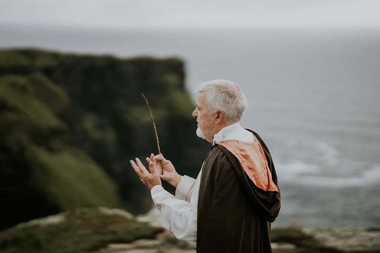 Sebrina and John outdoors