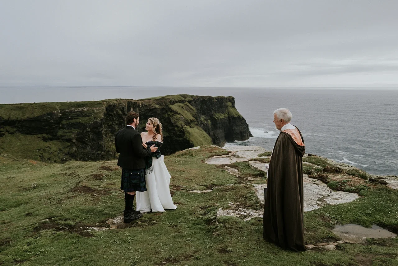 Sebrina and John stunning view