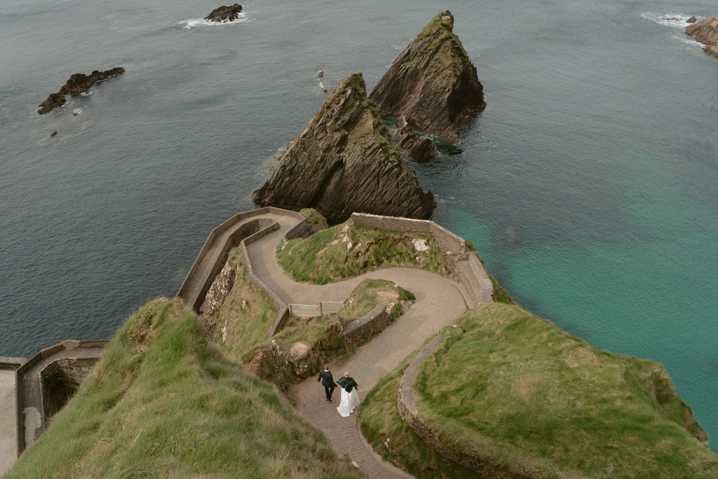 Mollie and Ryan at Dunquin Pier