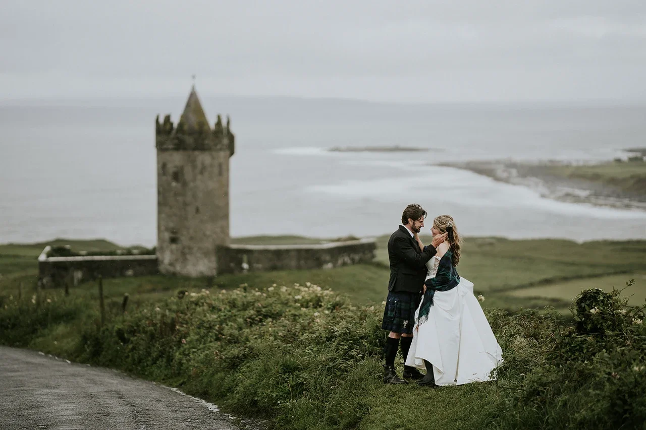 Sebrina and John dramatic sky