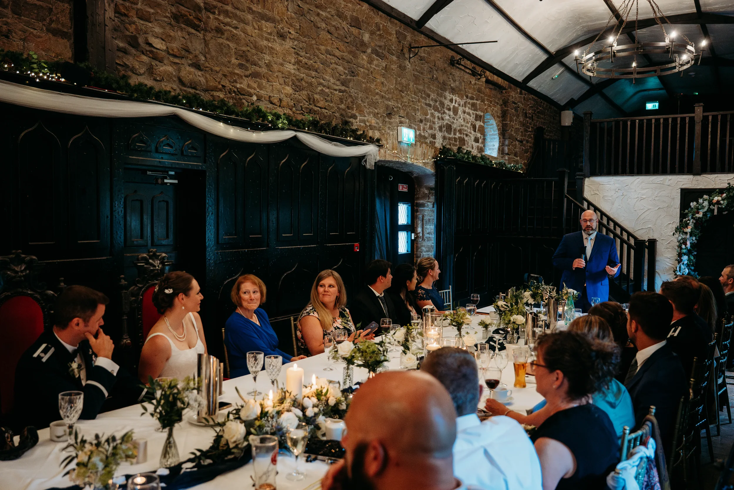 Krystial and Kurtis wedding day at castle