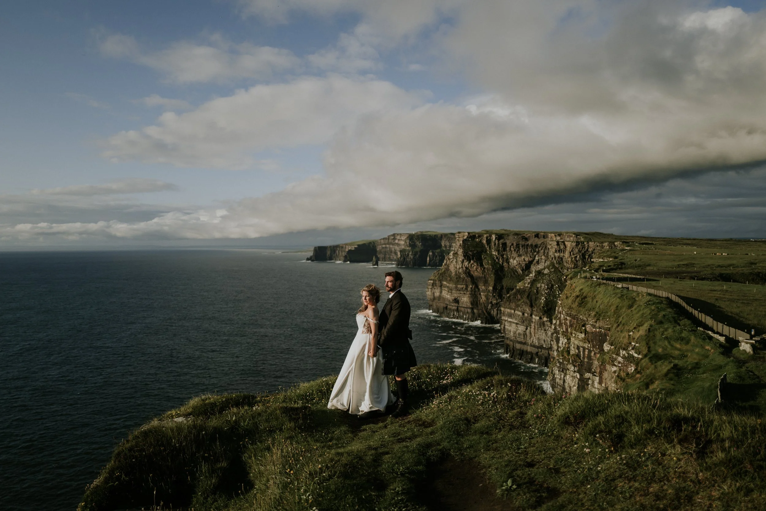 Wedding party in Ireland