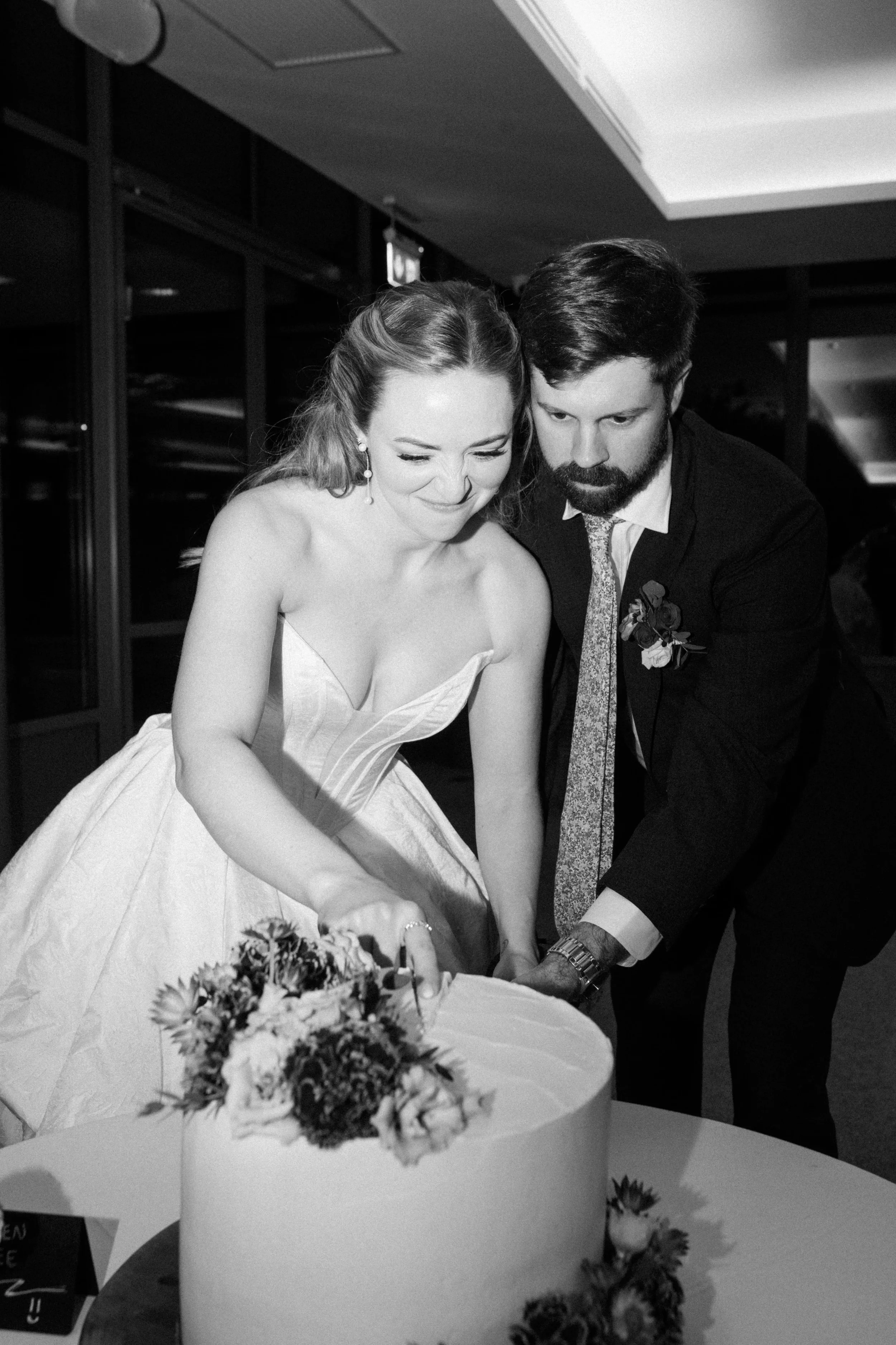 Hannah and John intimate moment