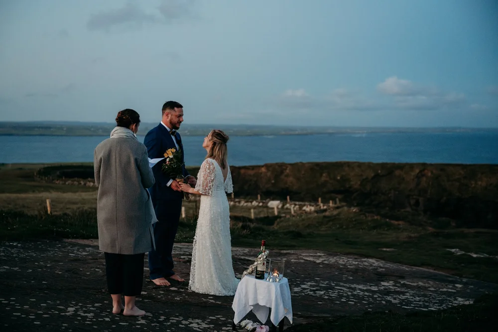 Jillian and Alex at the Cliffs of Moher