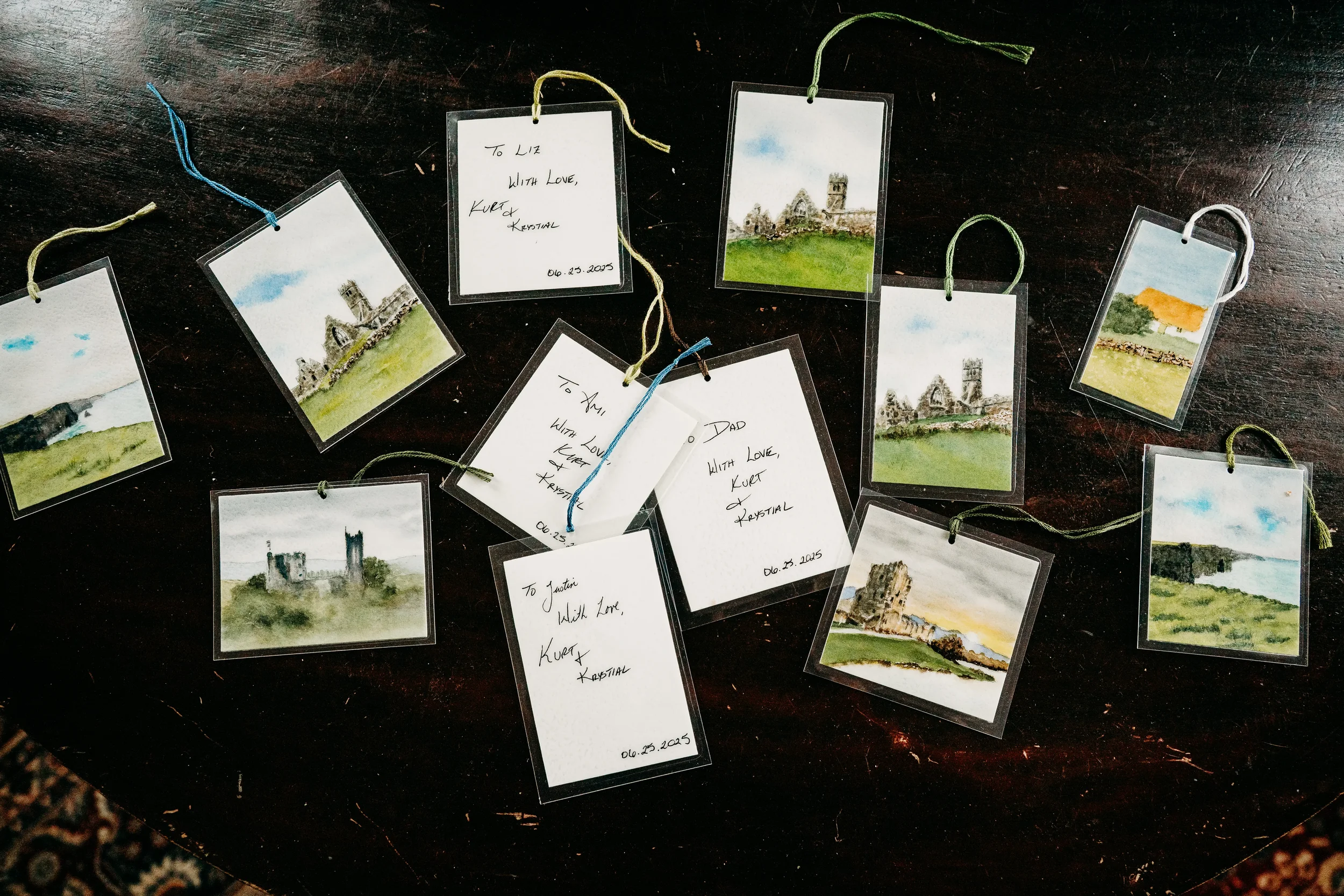 Krystial and Kurtis wedding details at Kinnitty Castle