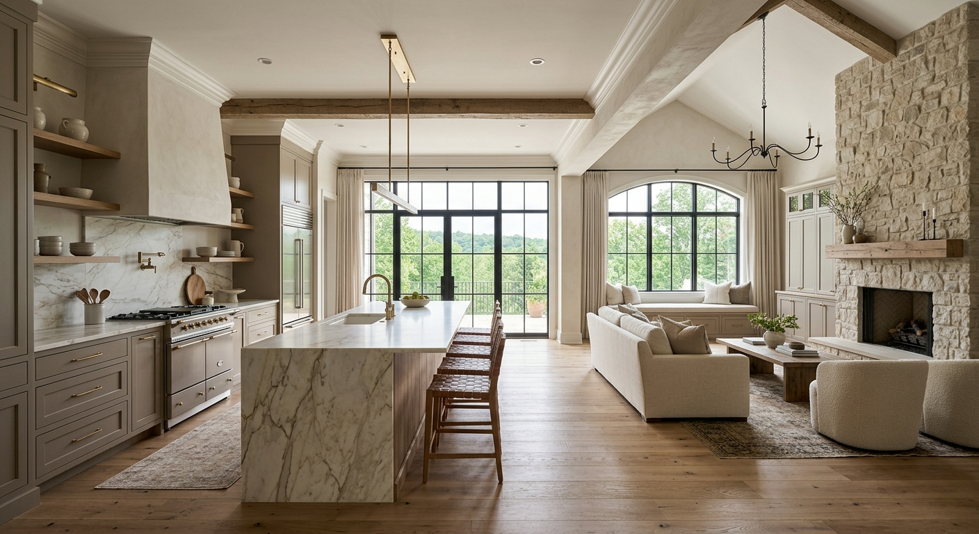 Whole-home renovation interior by Riverbend Hill Country Homes