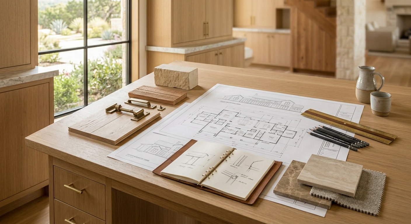 Residential planning and design detail for custom home projects