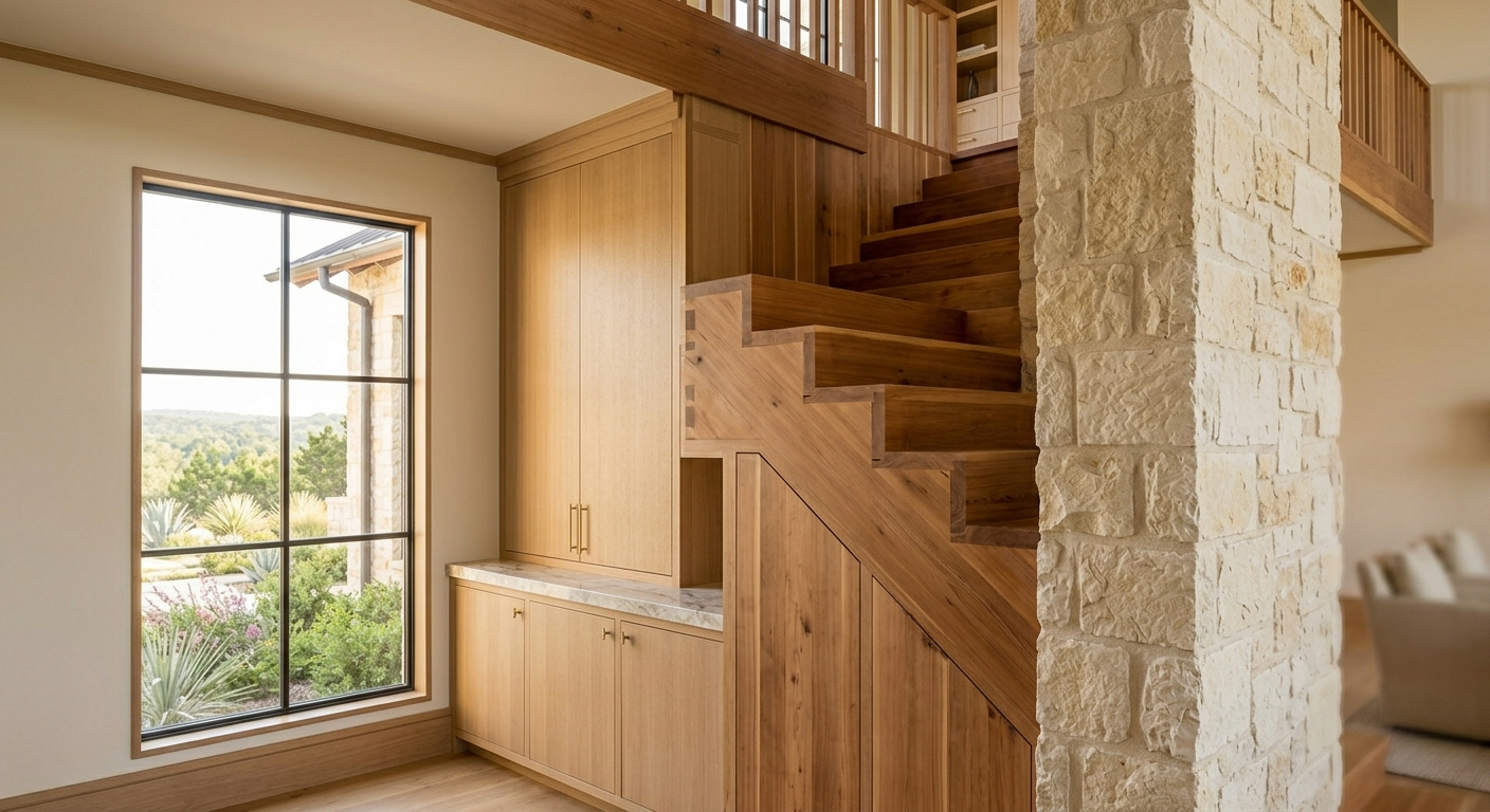 Craftsmanship detail by Riverbend Hill Country Homes