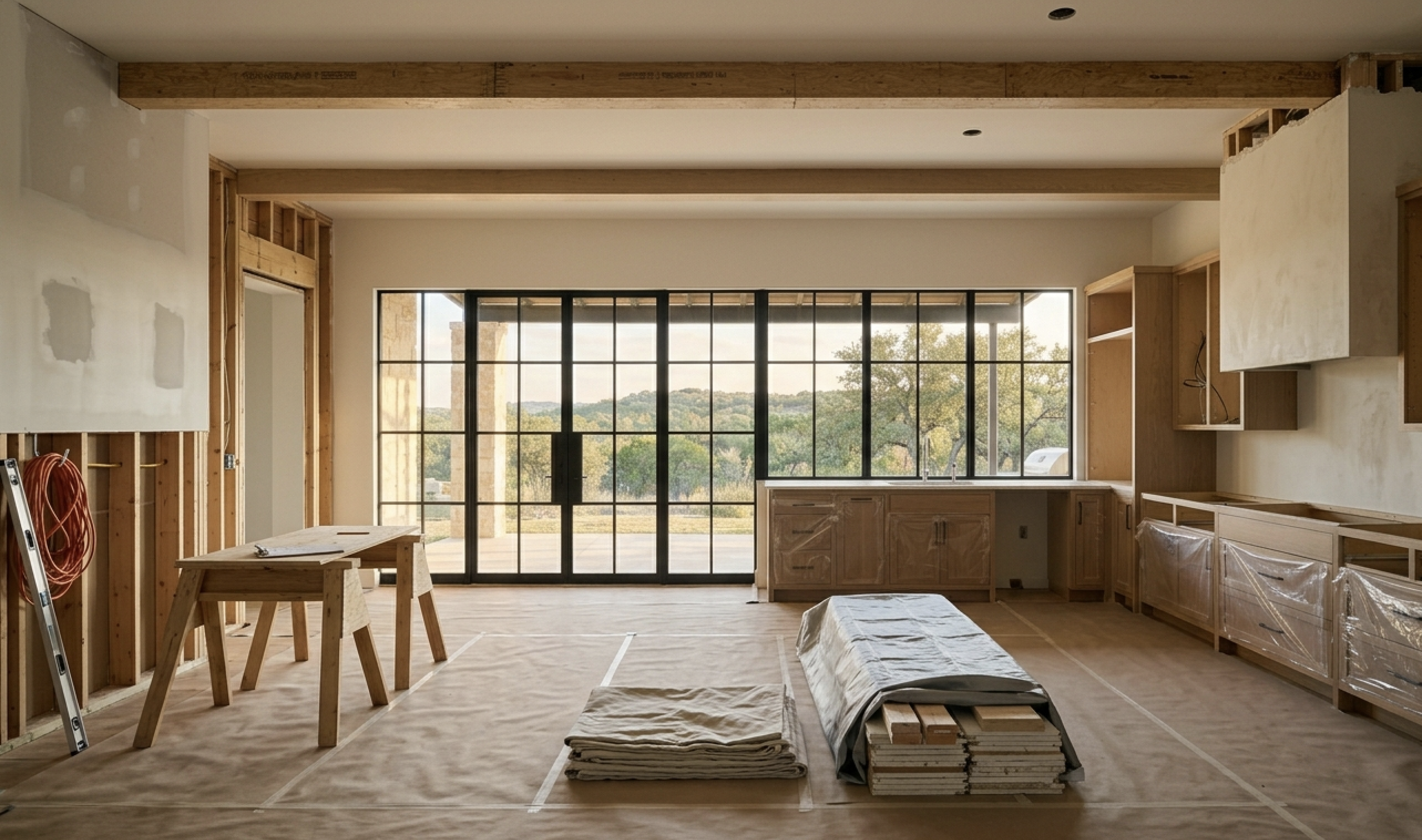 Detailed planning and pre-construction work for a Texas Hill Country remodel