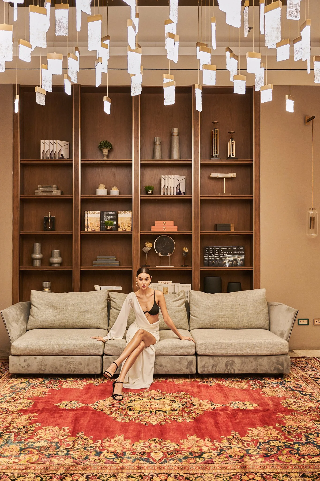 Farzam Carpets campaign interior model