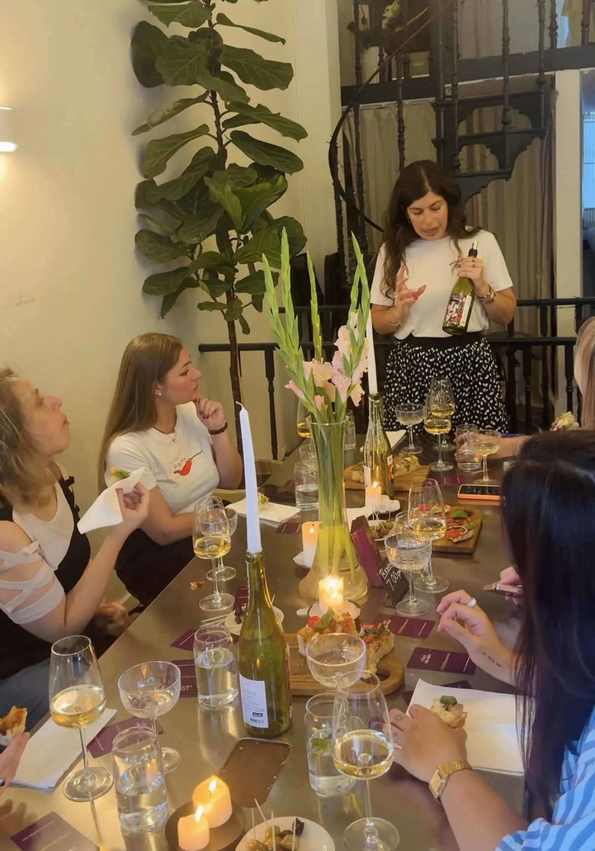 Biodynamic wine explained at the SOS Dance tasting