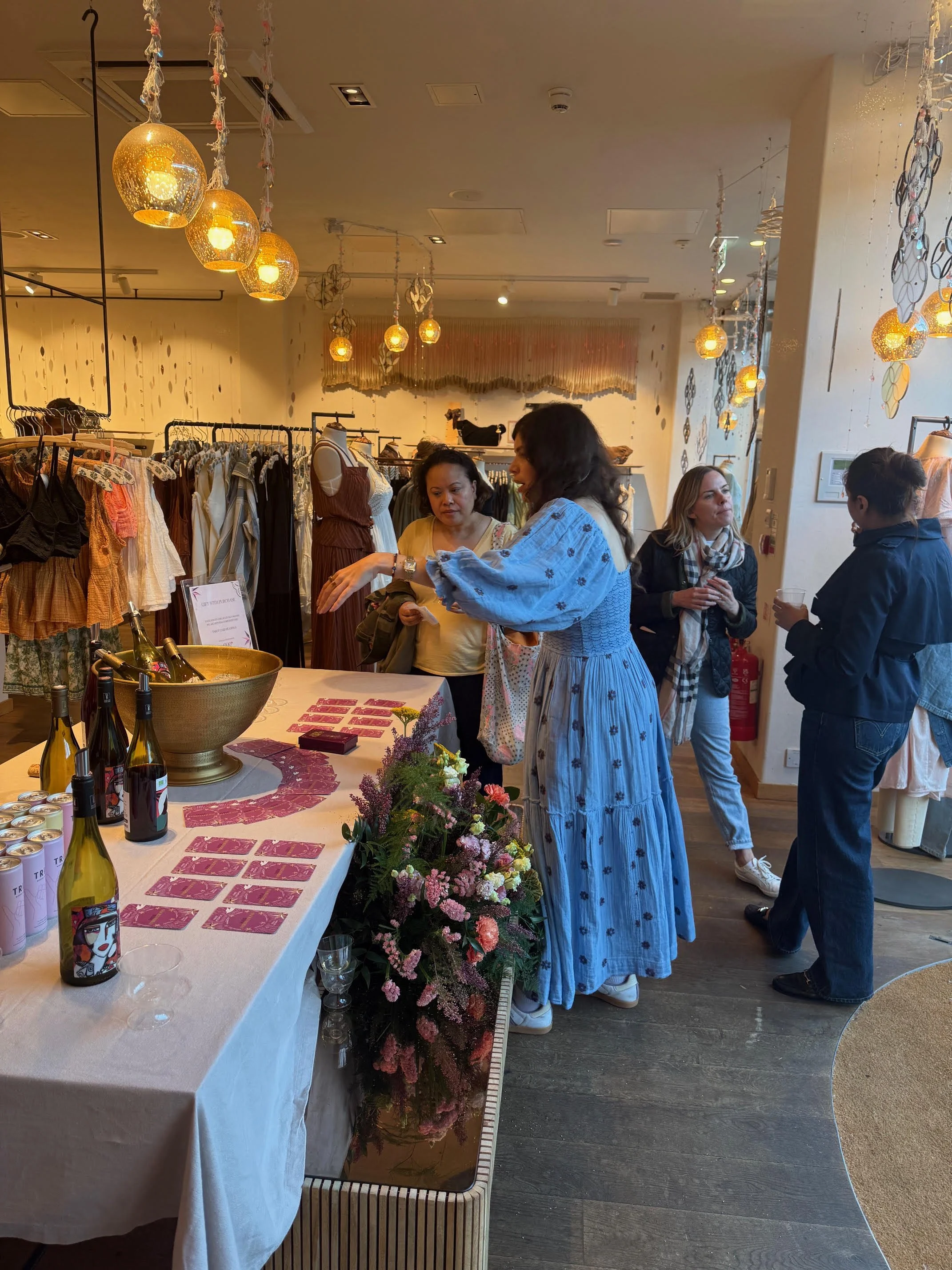 Guests at the Free People tasting