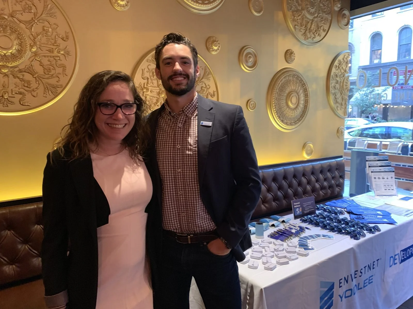 Logan at an Envestnet Yodlee event, 2019